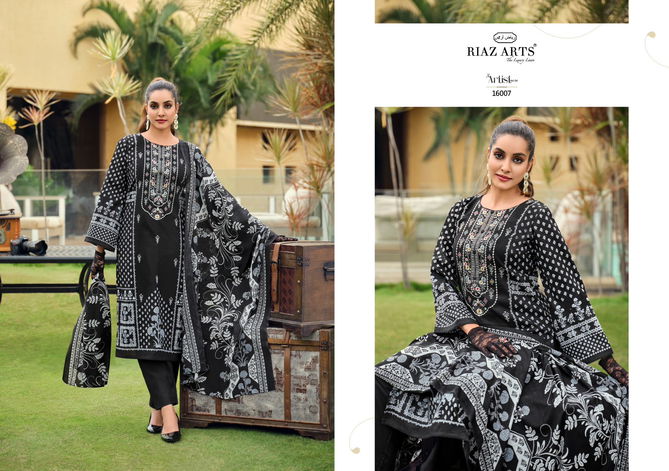 The Artist Vol 4 By Riaz Arts Digital Printed Lawn Cotton Dress Material Suppliers In Delhi
